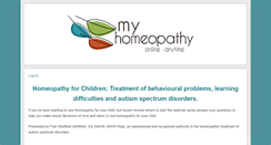 Desktop Screenshot of myhomeopathy.net