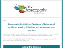 Tablet Screenshot of myhomeopathy.net
